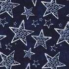 SMALL WHITE STARS ON BRICK RED Cotton Quilt Fabric items in Sew 