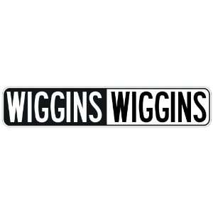   NEGATIVE WIGGINS  STREET SIGN