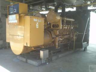 Power Plant W/3 Model 3512 Caterpillar Generators 1275 kW 4160V 3 