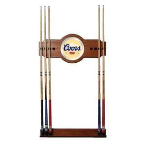  ADG Source Coors Two Piece Wood Cue Rack with Mirror 