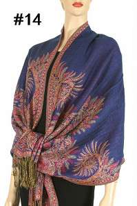Cashmere Silk Wool Pashmina Scarf Shawl Wrap Cape 018s2  