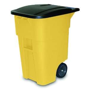 Rubbermaid Commercial Brute HDPE 50 Gallon Rollout Waste Container 