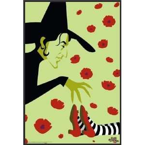  Wizard of Oz Wicked Witch Poster Dry Mounted Wood Framed 