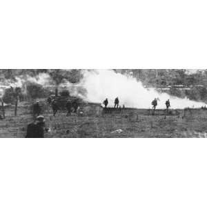  Soldiers Attacking on the Western Front During World War I 