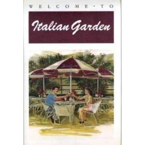   Italian Garden Menu & Wine List Wichita Kansas 1980s 