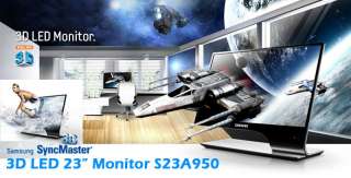   S23A950D Full HD 23 LED 3D Monitor+3D Glasses+EMS 