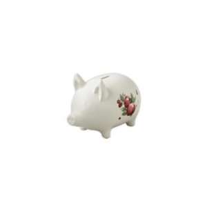    Pfaltzgraff Delicious Piggy Bank Apple Stoneware Toys & Games