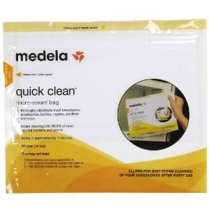    Medela Quick Clean Micro Steam Bag   Bulk Singles   100 count Baby