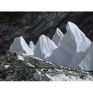   Advanced Base Camp on the North Side of Everest Premium Poster Print