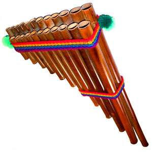   style Pan flute, Pan Pipes or Zampona 3 octave 23 canes 2 rows  