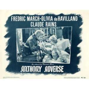  Anthony Adverse   Movie Poster   11 x 17