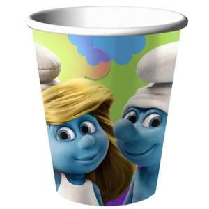    Lets Party By Hallmark Smurfs 9 oz. Paper Cups 