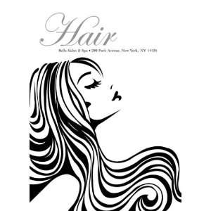  Hair Beauty Salon Line Art Sign