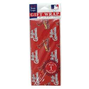  Louis Cardinals MLB Flat Gift Wrap (20x30 Sheets)
