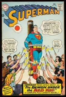 SUPERMAN #184 1966 DC COMICS WITCHHUNT & TORTURE COVER  
