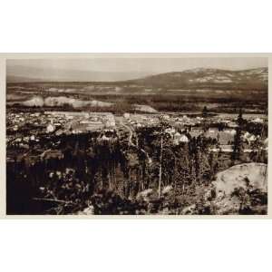 1926 Whitehorse Yukon Canada Panorama Photogravure NICE   Original 