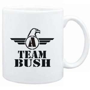   Mug White  Team Bush   Falcon Initial  Last Names