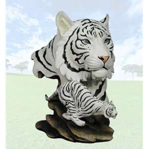  Free Spirit White Tiger Bust with Tiger 