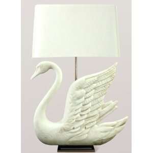  Grand White Swan Lamp