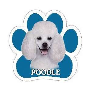  Poodle, White Magnet