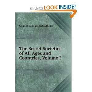   of All Ages and Countries, Volume I Charles William Heckethorn Books