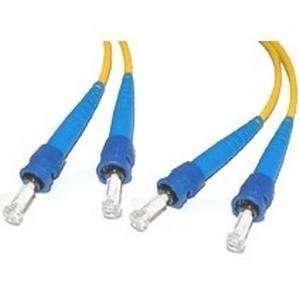   ST/ST Duplex 9/125 Single Mode Fiber Patch Cable (2 Meters, Yellow
