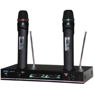   2000 6112 VHF Dual Rechargeable Wireless Microphone System  