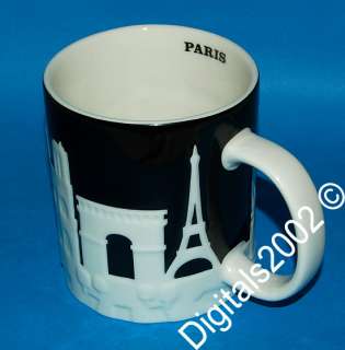   City Collector Series Mug in Relief Eiffel Tower Notre Dame NEW  