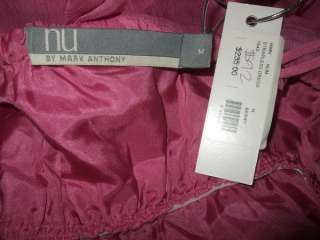 Desciption NWT $235 Nu by Marc Anthony Pink Sexy Ruffle Dress Sz M