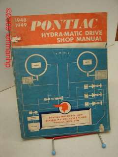 1948 1949 Pontiac Hydra Matic Drive Shop Manual Vintage  