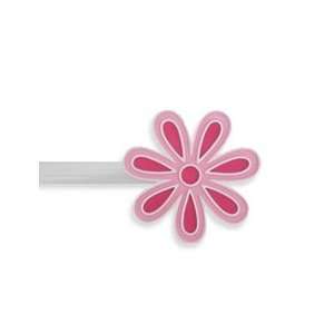  Pink Flower 48   88 Drapery Rod