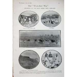   1908 Zakka Khel Campaign War Camp Afridi Hillmen Camel
