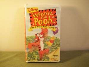 WINNIE THE POOH Sing a Song W TIGGER Childrens VHS Tape 786936117851 