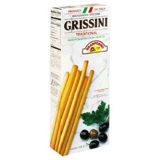 Granforno Grissini Breadsticks, Traditional, 4.4 Ounce Boxes (Pack of 