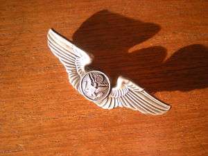 WW2 AIR CORP air crew WING silver WWII USAAF USAAC world war two orig 