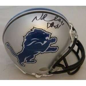 Ndamukong Suh Autographed Detroit Lions Mini Helmet