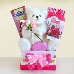 Beary Big Hug for Mom   Gourmet Chocolate Gift Basket  