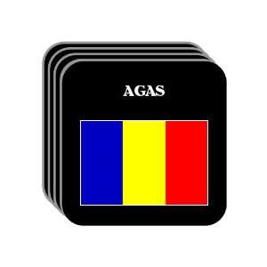  Romania   AGAS Set of 4 Mini Mousepad Coasters 