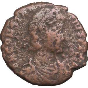  355AD Ancient Roman Coin CONSTANTIUS II Emperor w Globe 