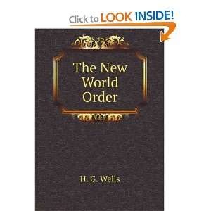  The New World Order H. G. Wells Books