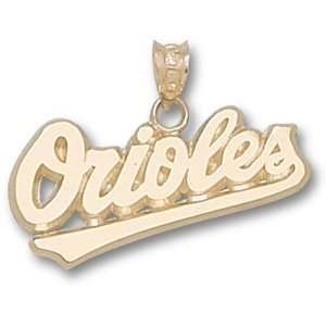  Baltimore Orioles MLB Orioles 1/2 Pendant (Gold Plated 