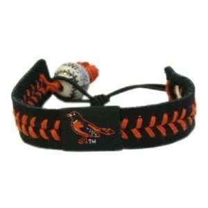 Baltimore Orioles MLB Team Color Baseball Seam Bracelet