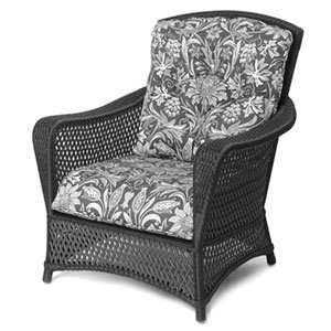 Lloyd Flanders Grand Traverse Bisque Finish Lounge Chair With Carefree 