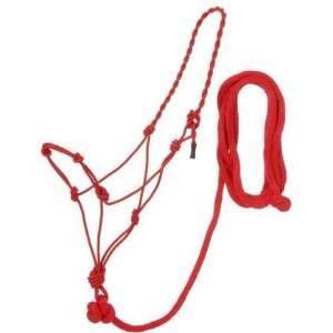  Poly Rope Halter W/Knots & 14ft Lead 12 Pack Sports 