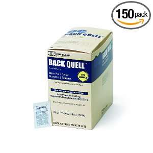 Medique/Otis Clapp 1615587 Back Quell Pain Relief Coated Tablets, 150 