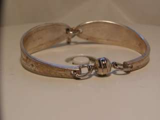   Plated Spoon Bracelet  Antique Magnetic Clasp 5265 Size 6   7  