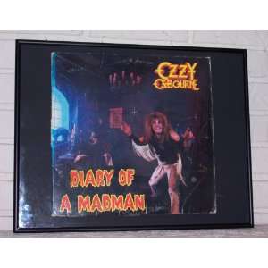 Ozzy Ozbourne  Diary of a Madman Framed Album Cover Art  