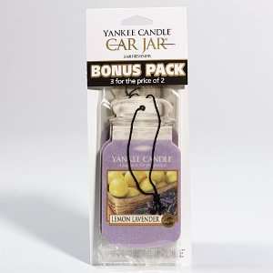  Yankee Candle Company Lemon Lavender 3 Pack Car Jars 