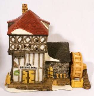 Dept 56 Dickens Village Series Blythe Pond Mill House Lit Original Box 