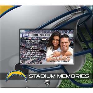    San Diego Chargers 8 x 8 Ticket & Photo Scrapbook Electronics